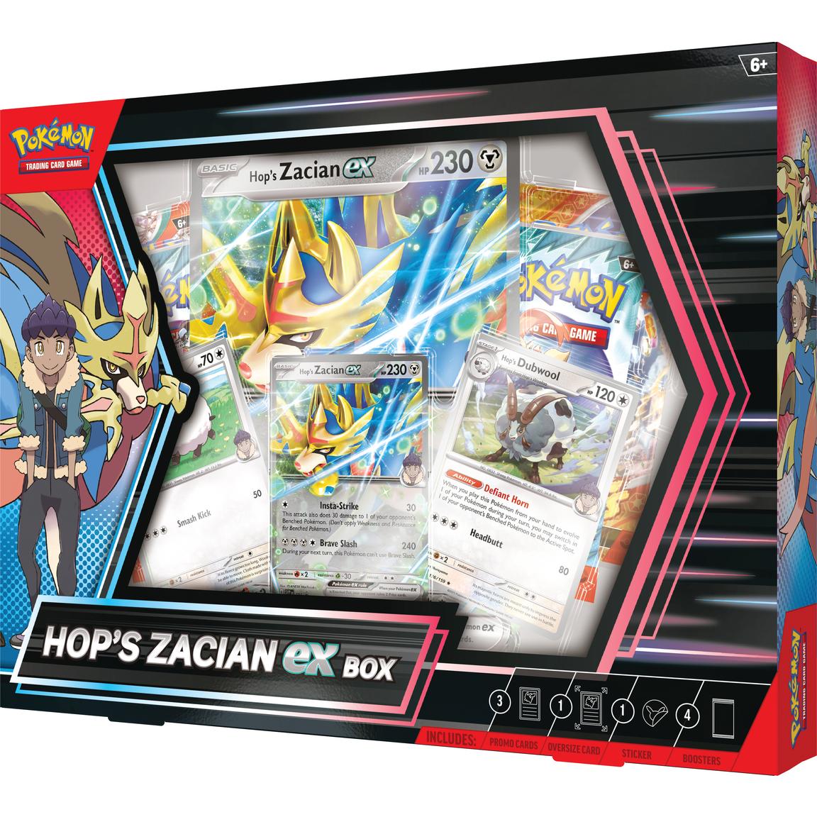 (Pre Order 3/28/25) Pokemon Scarlet & Violet Hop's Zacian ex Box SHIPS ON ARRIVAL